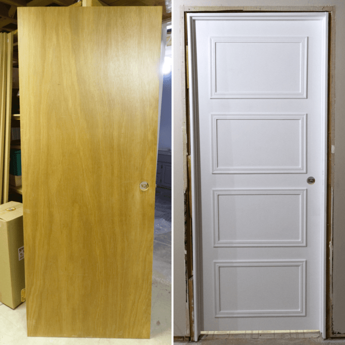 Hollow core doors refinishing likes How to refresh hollow core doors