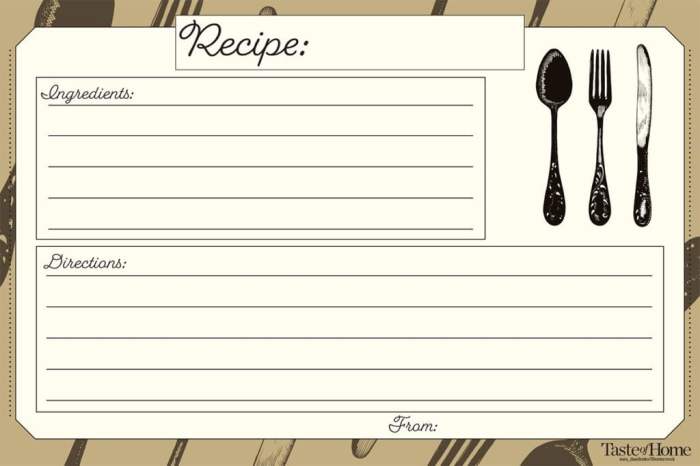 Diy recipe card box printable templates