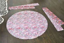 Waterproof table cover diy for arts craft time