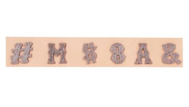 Vintage copper letter diy