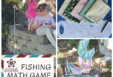 Diy fabric fishing game