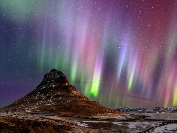 Photographing the northern lights