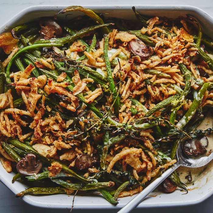 Green bean macaroni casserole