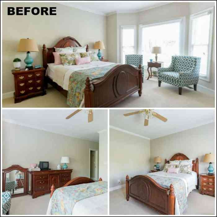 Keelys bedroom makeover before after