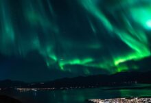 Photographing the northern lights