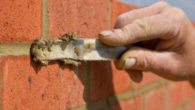 How to repair a brick mantle