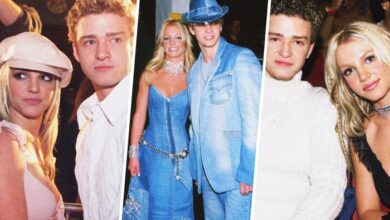 Couples costume britney and justin the denim outfits