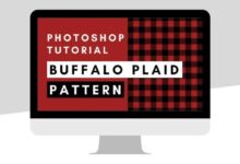 Make your own buffalo plaid stamp set