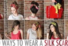 10 ways to wear a silk scarf