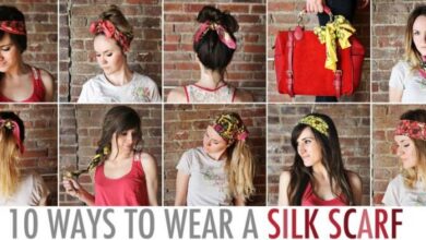 10 ways to wear a silk scarf