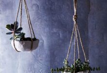 Wooden box hanging planter diy