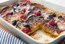 Savory french toast casserole