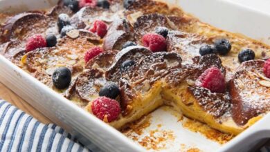 Savory french toast casserole