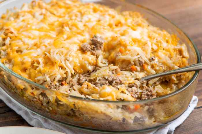 Rosemary and mushroom hashbrown casserole