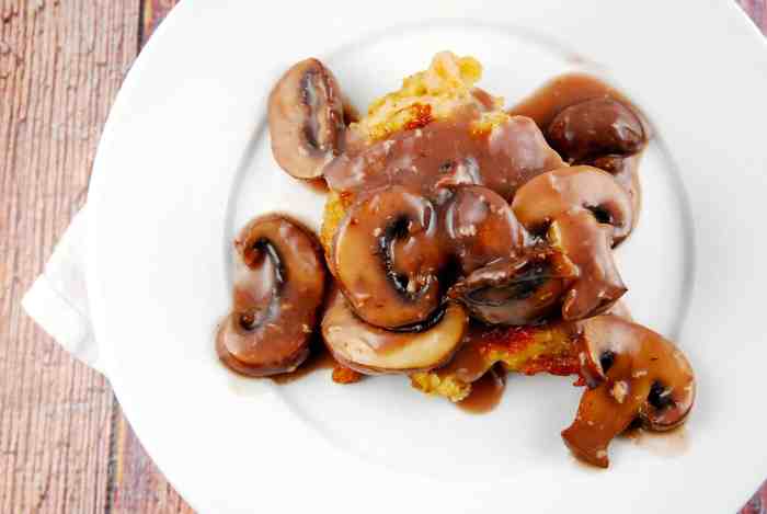 Mushrooms red wine pasta