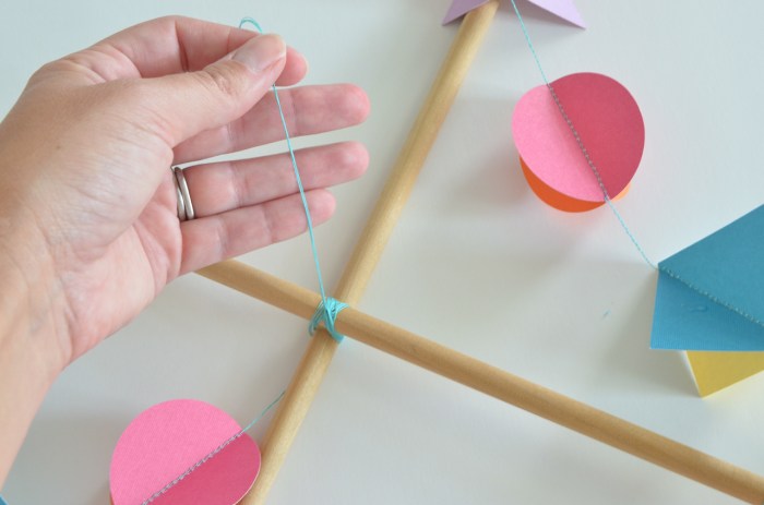 Diy colorful geometric necklaces