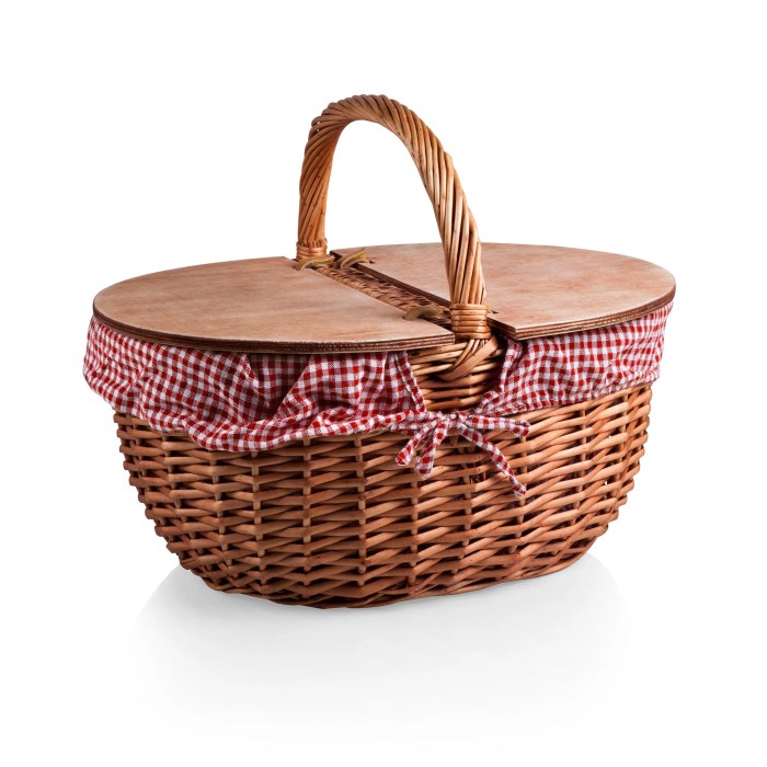 Be ready for a picnic with a car picnic basket