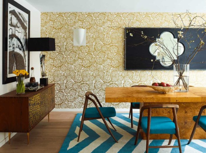 Progress report dining room wallpaper