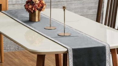 Diy modern table runner