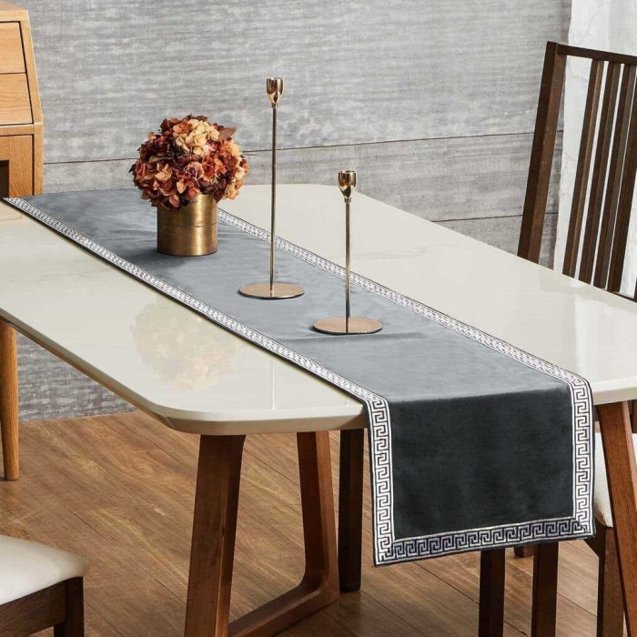 Diy modern table runner