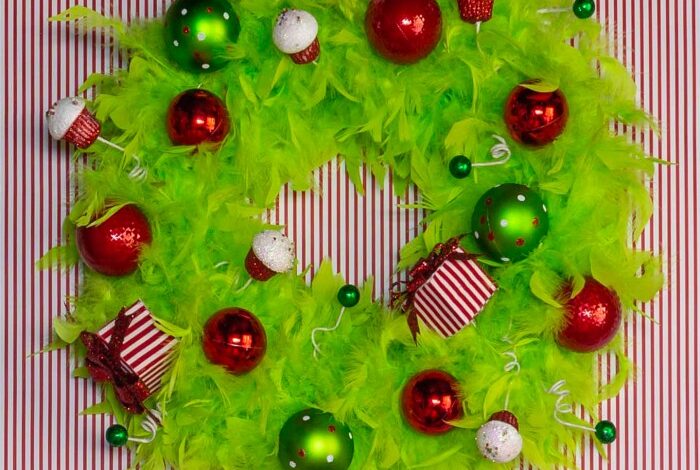 Diy tiny gourds wreath