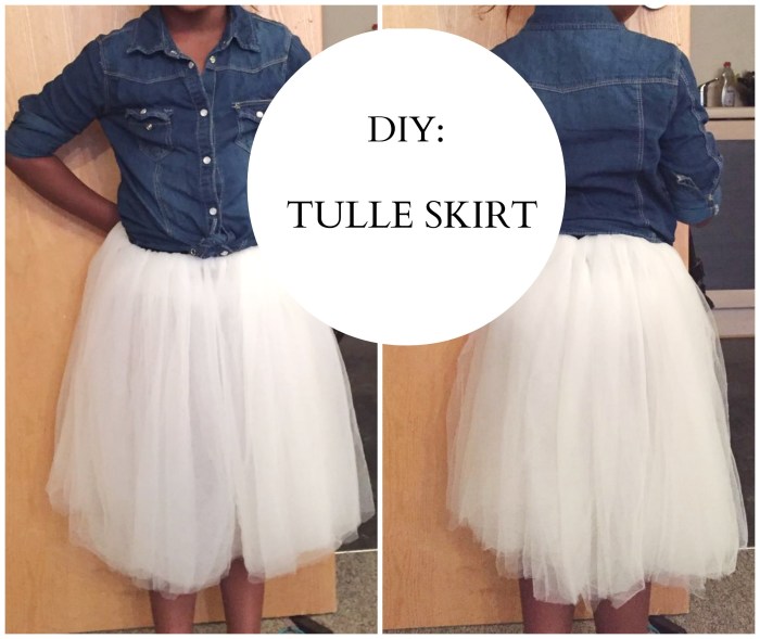 Skirt tulle circle diy cut tutorial craft step large