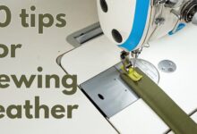 Tips for sewing leather