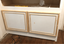 Star trim closet door diy