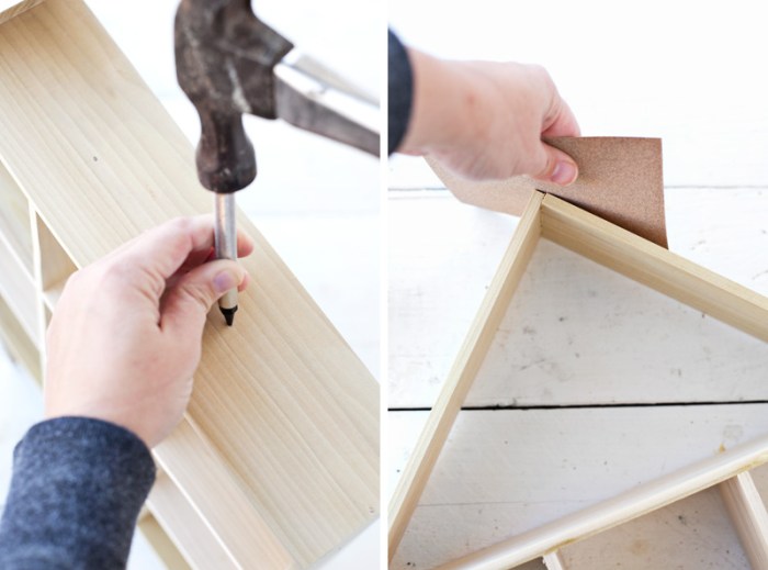 House shaped shelf diy