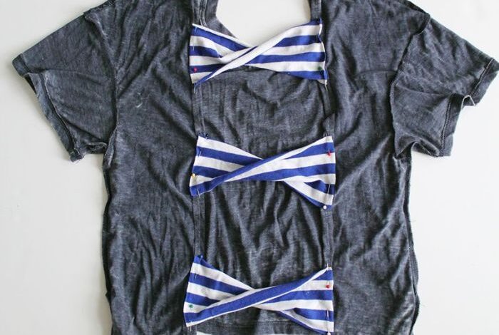 Diy twist back top