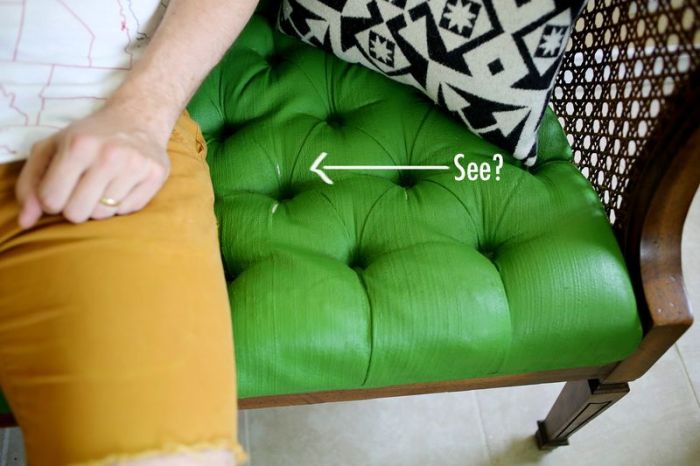 Adventures in painting upholstery