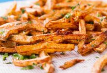 Brown sugar baked fries