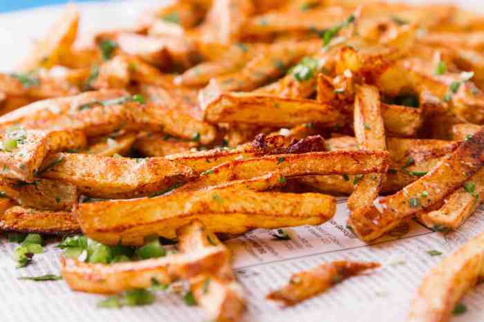 Brown sugar baked fries