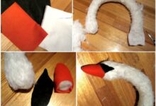 Bjork swan dress costume tutorial