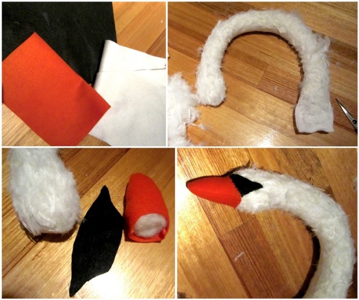 Bjork swan dress costume tutorial