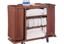 Try this a guest room cart