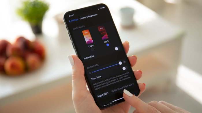 Dark theme ios apps