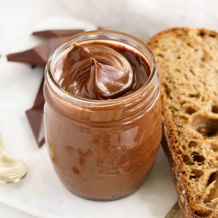 Homemade nutella no dairy or added sugar