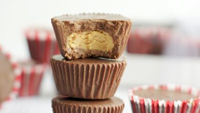 Homemade peanut butter cups