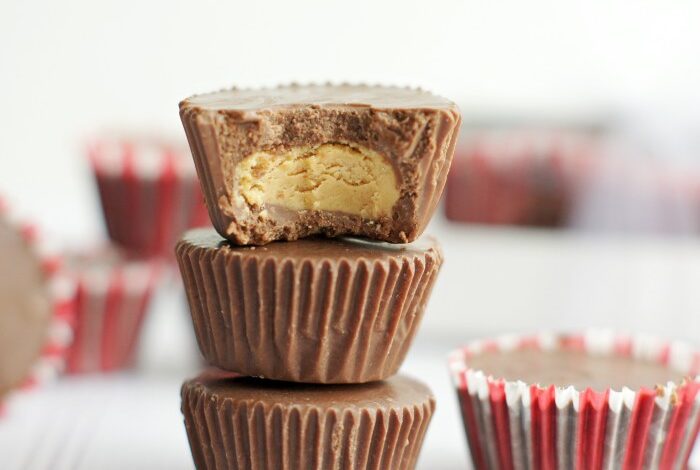 Homemade peanut butter cups