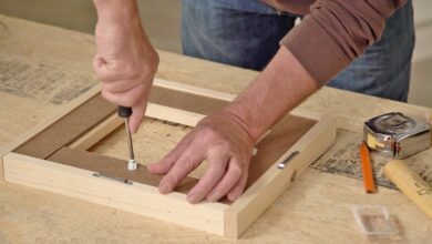 Build a custom frame no power tools required