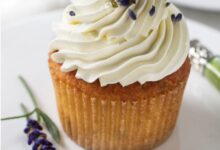 Lavender and vanilla cupcakes