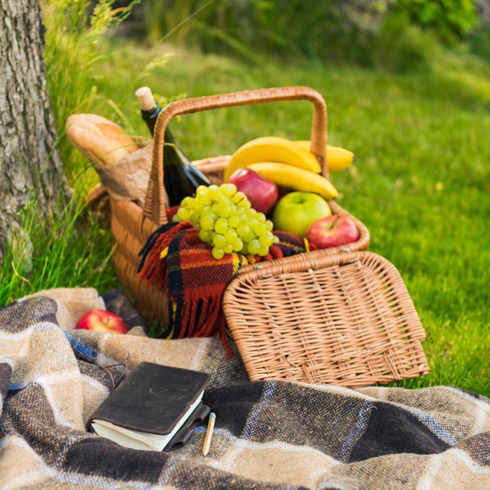 Be ready for a picnic with a car picnic basket