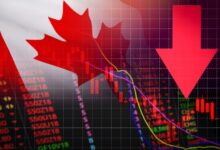 Canadian economy grew july falling behind bank of canada