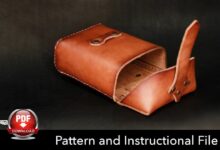 Leather pouches for kids diy