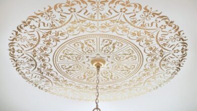 Starburst ceiling medallion diy