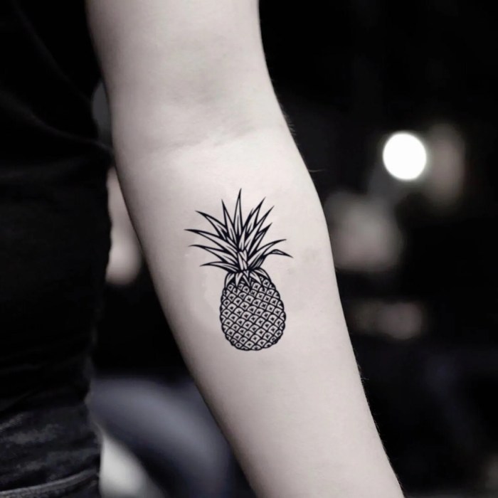 My new pineapple tattoo