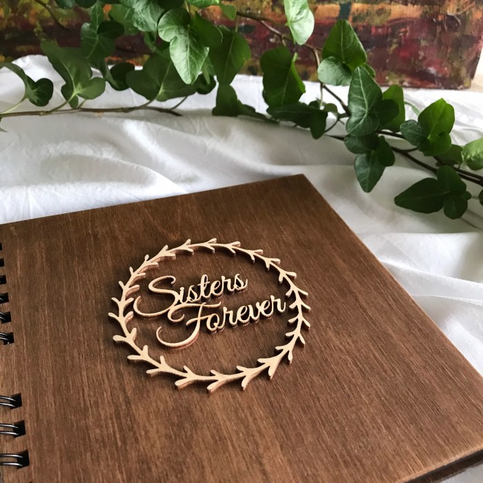 Gift idea sister photo book