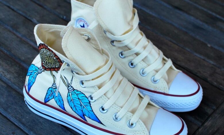 Make your own studded converse