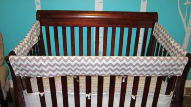 Padded crib rail cover diy